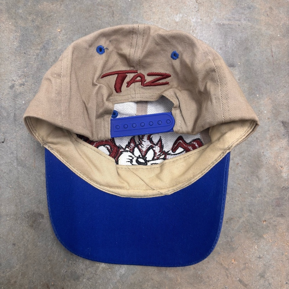 Vintage 1995 Taz Tasmanian Devil Looney Tunes Snapback Hat Head Start 90s Cap - Picture 3 of 6